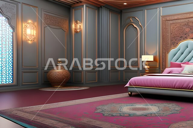 غرفة نوم بتصاميم عصرية فاخرة، غرفة نوم راقية، تصاميم وديكورات حديثة، أثاث منزلي، ديكورات منزلية داخلية، شقق وفلل سكنية، فنادق ومنتجعات فاخرة