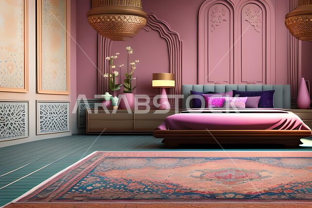 غرفة نوم بتصاميم عصرية فاخرة، غرفة نوم راقية، تصاميم وديكورات حديثة، أثاث منزلي، ديكورات منزلية داخلية، شقق وفلل سكنية، فنادق ومنتجعات فاخرة