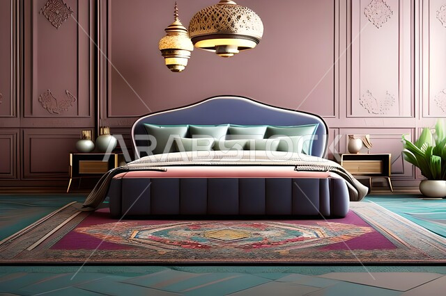 غرفة نوم بتصاميم عصرية فاخرة، شقق وفلل سكنية، تصاميم وديكورات حديثة، غرفة نوم راقية، أثاث منزلي، ديكورات منزلية داخلية، فنادق ومنتجعات فاخرة