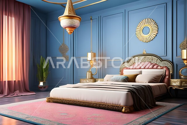 غرفة نوم بتصاميم عصرية فاخرة، شقق وفلل سكنية، تصاميم وديكورات حديثة، غرفة نوم راقية، أثاث منزلي، ديكورات منزلية داخلية، فنادق ومنتجعات فاخرة