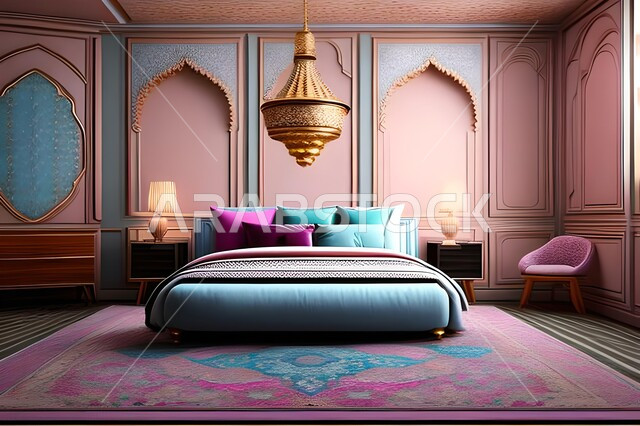 غرفة نوم بتصاميم عصرية فاخرة، شقق وفلل سكنية، تصاميم وديكورات حديثة، غرفة نوم راقية، أثاث منزلي، ديكورات منزلية داخلية، فنادق ومنتجعات فاخرة