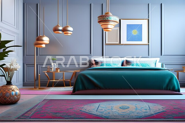 Bedroom with modern luxury designs, apartments and villas, modern designs and decorations, elegant bedroom, home furnishings, interior home decorations, luxury hotels and resorts