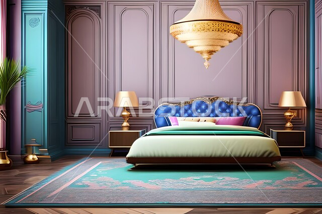 غرفة نوم بتصاميم عصرية فاخرة، شقق وفلل سكنية، تصاميم وديكورات حديثة، غرفة نوم راقية، أثاث منزلي، ديكورات منزلية داخلية، فنادق ومنتجعات فاخرة