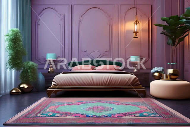 غرفة نوم بتصاميم عصرية فاخرة، شقق وفلل سكنية، تصاميم وديكورات حديثة، غرفة نوم راقية، أثاث منزلي، ديكورات منزلية داخلية، فنادق ومنتجعات فاخرة