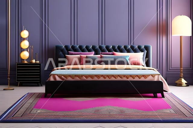 غرفة نوم بتصاميم عصرية فاخرة، شقق وفلل سكنية، تصاميم وديكورات حديثة، غرفة نوم راقية، أثاث منزلي، ديكورات منزلية داخلية، فنادق ومنتجعات فاخرة