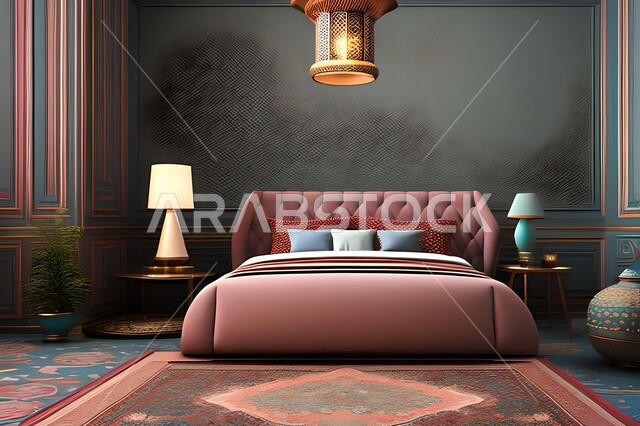 غرفة نوم بتصاميم عصرية فاخرة، شقق وفلل سكنية، تصاميم وديكورات حديثة، غرفة نوم راقية، أثاث منزلي، ديكورات منزلية داخلية، فنادق ومنتجعات فاخرة