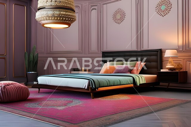 Bedroom with modern luxury designs, apartments and villas, modern designs and decorations, elegant bedroom, home furnishings, interior home decorations, luxury hotels and resorts
