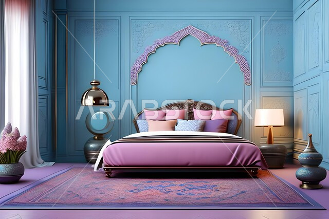Bedroom with modern luxury designs, apartments and villas, modern designs and decorations, elegant bedroom, home furnishings, interior home decorations, luxury hotels and resorts