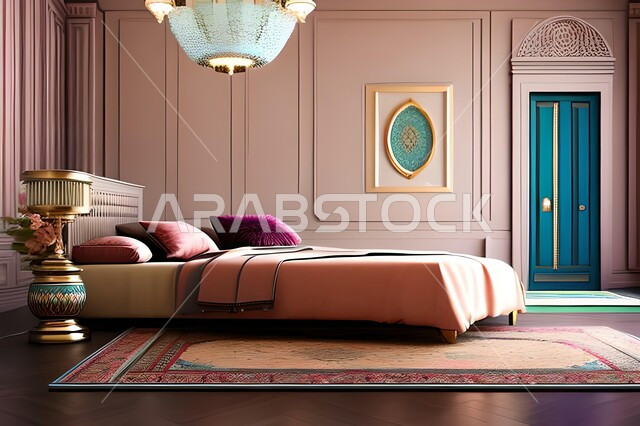 Bedroom with modern luxury designs, apartments and villas, modern designs and decorations, elegant bedroom, home furnishings, interior home decorations, luxury hotels and resorts