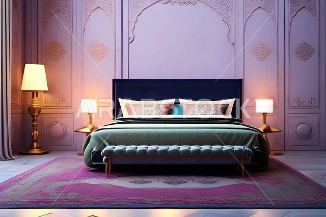 غرفة نوم بتصاميم عصرية فاخرة، شقق وفلل سكنية، تصاميم وديكورات حديثة، غرفة نوم راقية، أثاث منزلي، ديكورات منزلية داخلية، فنادق ومنتجعات فاخرة