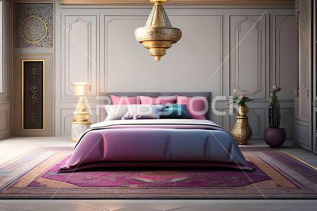 غرفة نوم بتصاميم عصرية فاخرة، شقق وفلل سكنية، تصاميم وديكورات حديثة، غرفة نوم راقية، أثاث منزلي، ديكورات منزلية داخلية، فنادق ومنتجعات فاخرة