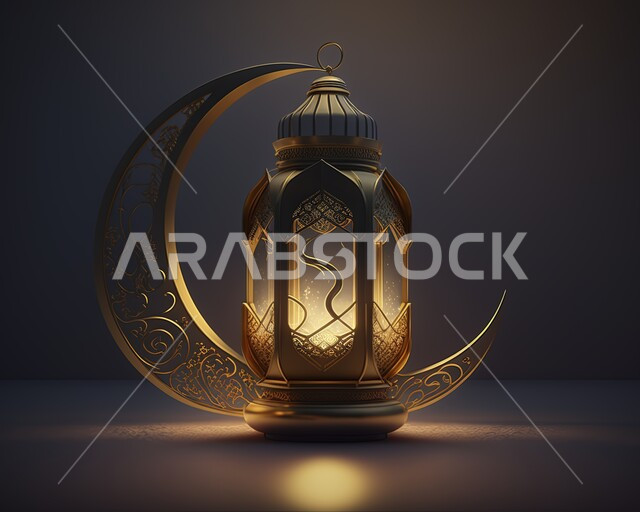 مصباح عربي تقليدي معدني، فانوس رمضان، تحف رمضانية، إضاءة وزينة شهر رمضان، هلال رمضان، الإحتفال بقدوم شهر رمضان، ديكورات وأنوار رمضانية، اجواء رمضانية