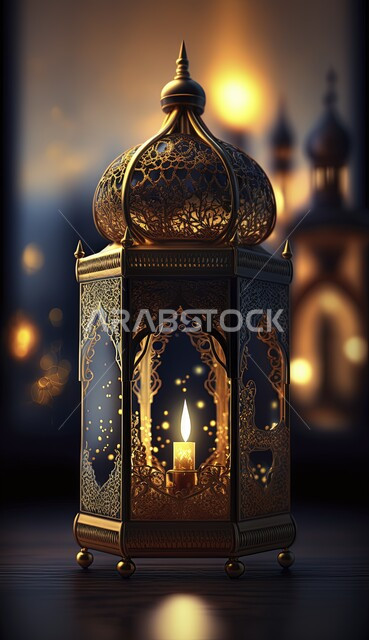 مصباح عربي تقليدي معدني، فانوس رمضان، ديكورات وأنوار رمضانية، إضاءة وزينة شهر رمضان، تحف رمضانية، الإحتفال بقدوم شهر رمضان، اجواء رمضانية