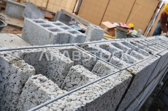 بناء جدار من الطوب والاسمنت، قالب طوبي، اعمال البناء، حائط حجري، ادوات ومعدات البناء