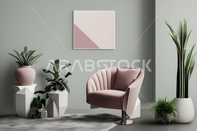 Living room with modern modern designs, living room, interior decorations, antiques and accessories, upscale home furniture, modern designs, apartments and villas, interior decoration, artificial trees