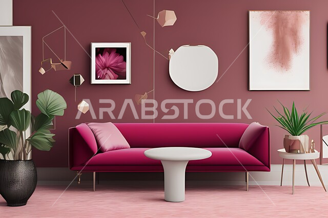 غرفة معيشه بتصاميم عصرية حديثه، غرفة جلوس , ديكورات داخليه، لوحات فنيه معلقه, تحف و إكسسوارات, أثاث منزلي راقي، تصاميم عصرية انيقة ، شقق وفلل سكنية ، ديكور داخلي , أشجار صناعية .