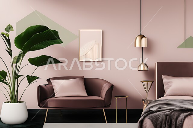 غرفة نوم بتصاميم عصرية فاخرة، غرفة نوم راقية، تصاميم وديكورات حديثة، أثاث منزلي، ديكورات منزلية داخلية، شقق وفلل سكنية، فنادق ومنتجعات فاخرة