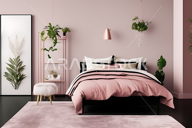 غرفة نوم بتصاميم عصرية فاخرة، غرفة نوم راقية، تصاميم وديكورات حديثة، أثاث منزلي، ديكورات منزلية داخلية، شقق وفلل سكنية، فنادق ومنتجعات فاخرة