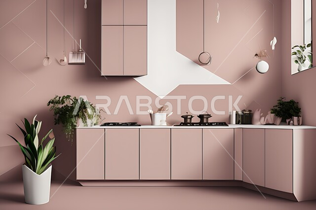 شقق وفلل سكنية بتصاميم عصرية راقية ، معلقات وزينة , مطابخ حديثة في شقق وفلل سكنية  ، شتلات نباتية ,  ديكورات داخلية . 