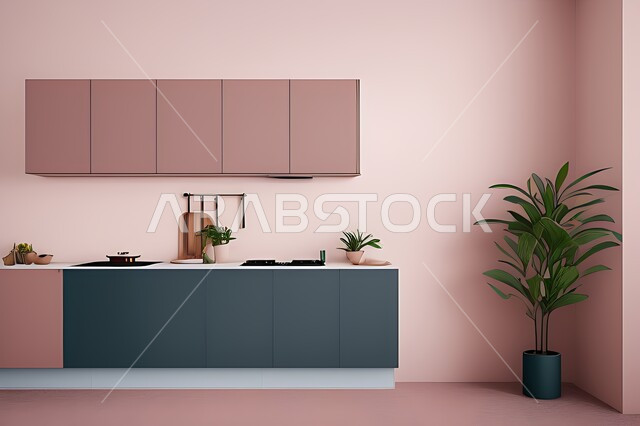 شقق وفلل سكنية بتصاميم عصرية راقية ، معلقات وزينة , مطابخ حديثة في شقق وفلل سكنية  ، شتلات نباتية ,  ديكورات داخلية . 