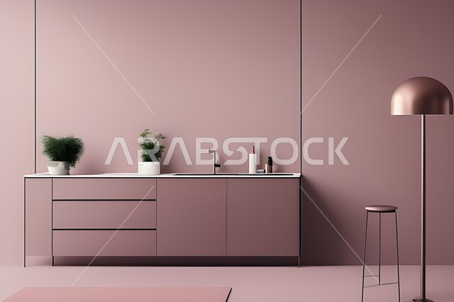 شقق وفلل سكنية بتصاميم عصرية راقية ، معلقات وزينة , حمامات حديثة في شقق وفلل سكنية  ، شتلات نباتية ,  ديكورات داخلية . 