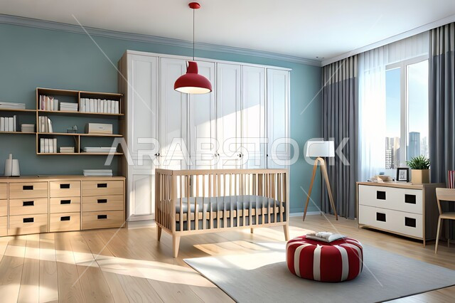 غرفة نوم أطفال بتصاميم عصرية حديثه،  إكسسوارات اطفال , أثاث منزلي راقي، تصاميم عصرية ، شقق وفلل سكنية ، ديكورات داخلية .