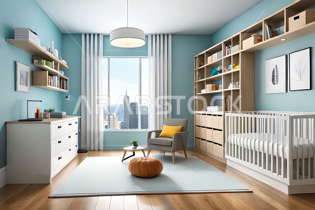 غرفة نوم أطفال بتصاميم عصرية حديثه،  إكسسوارات اطفال , أثاث منزلي راقي، تصاميم عصرية ، شقق وفلل سكنية ، ديكورات داخلية .