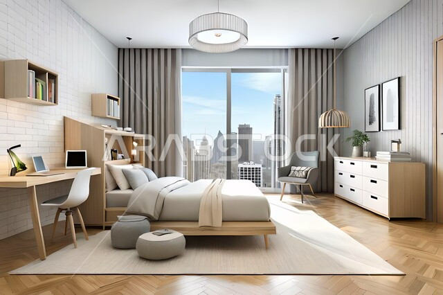 غرفة نوم بتصاميم عصرية حديثه، ديكورات داخليه، تحف و إكسسوارات, أثاث منزلي راقي، تصاميم عصرية ، شقق وفلل سكنية ، ديكور داخلي .