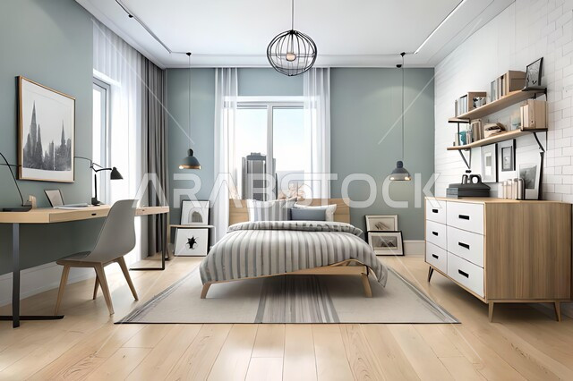 غرفة نوم بتصاميم عصرية حديثه، ديكورات داخليه، تحف و إكسسوارات, أثاث منزلي راقي، تصاميم عصرية ، شقق وفلل سكنية ، ديكور داخلي .