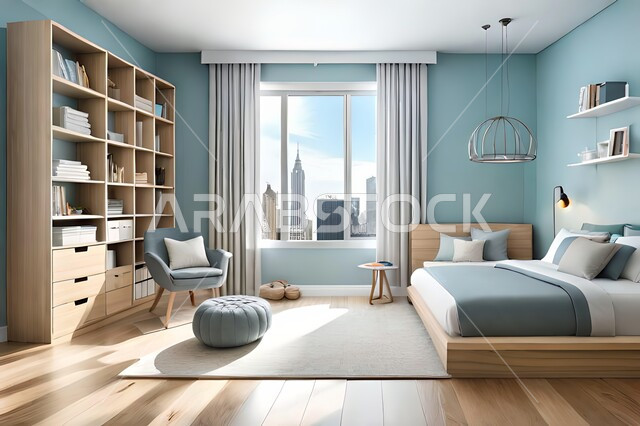 غرفة نوم بتصاميم عصرية حديثه، ديكورات داخليه، تحف و إكسسوارات, أثاث منزلي راقي، تصاميم عصرية ، شقق وفلل سكنية ، ديكور داخلي .