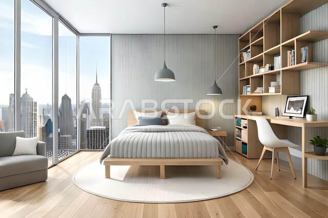 غرفة نوم بتصاميم عصرية حديثه، ديكورات داخليه، تحف و إكسسوارات, أثاث منزلي راقي، تصاميم عصرية ، شقق وفلل سكنية ، ديكور داخلي .