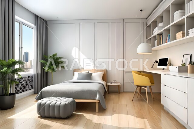 Bedroom with modern modern designs, interior decorations, antiques and accessories, upscale home furniture, modern designs, apartments and villas, interior decoration