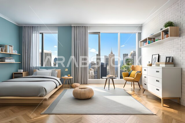 غرفة نوم بتصاميم عصرية حديثه، ديكورات داخليه، تحف و إكسسوارات, أثاث منزلي راقي، تصاميم عصرية ، شقق وفلل سكنية ، ديكور داخلي .