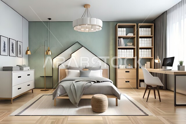 غرفه نوم بتصاميم عصرية حديثه، تحف واكسسوارات , أثاث منزلي راقي، تصاميم عصرية ، شقق وفلل سكنية ، ديكورات داخلية 