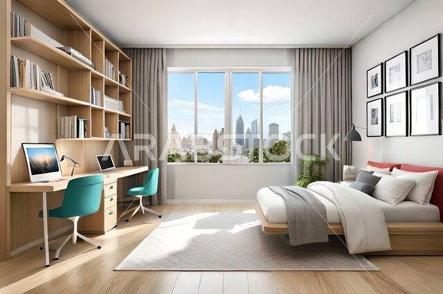 غرفه نوم بتصاميم عصرية حديثه، تحف واكسسوارات , أثاث منزلي راقي، تصاميم عصرية ، شقق وفلل سكنية ، ديكورات داخلية 