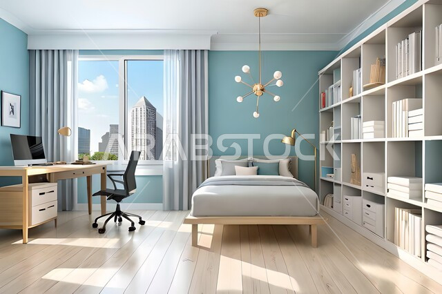 غرفه نوم بتصاميم عصرية حديثه، تحف واكسسوارات , أثاث منزلي راقي، تصاميم عصرية ، شقق وفلل سكنية ، ديكورات داخلية 