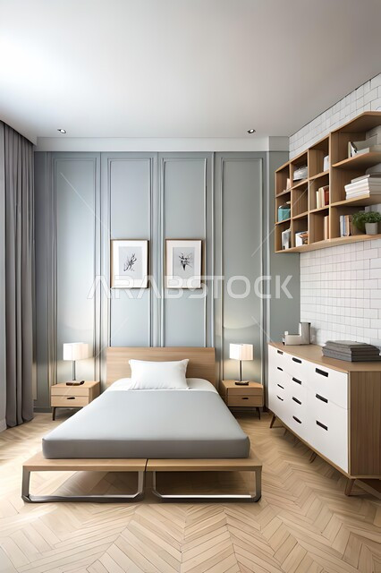 غرفه نوم بتصاميم عصرية حديثه، تحف واكسسوارات , أثاث منزلي راقي، تصاميم عصرية ، شقق وفلل سكنية ، ديكورات داخلية 