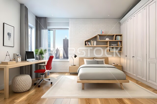 غرفه نوم بتصاميم عصرية حديثه، تحف واكسسوارات , أثاث منزلي راقي، تصاميم عصرية ، شقق وفلل سكنية ، ديكورات داخلية 