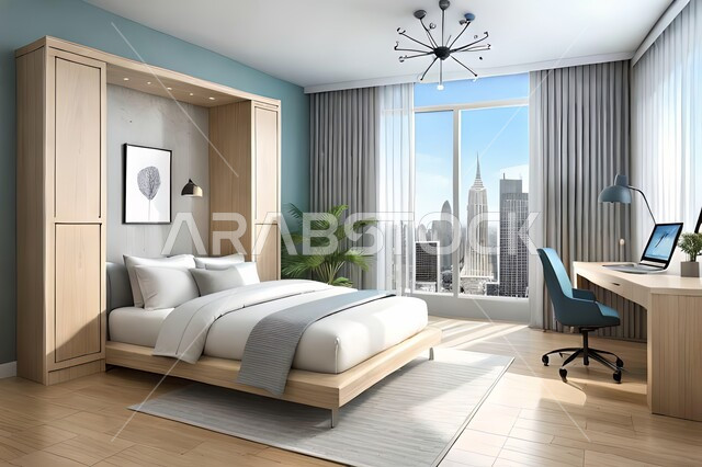 غرفه نوم بتصاميم عصرية حديثه، تحف واكسسوارات , أثاث منزلي راقي، تصاميم عصرية ، شقق وفلل سكنية ، ديكورات داخلية 