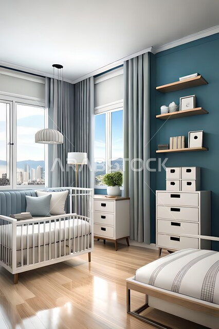 غرف نوم أطفال بتصاميم عصرية حديثة ، تصاميم عصرية ،  إكسسوارات اطفال , أثاث منزلي راقي ، شقق وفلل سكنية ، ديكورات داخلية .