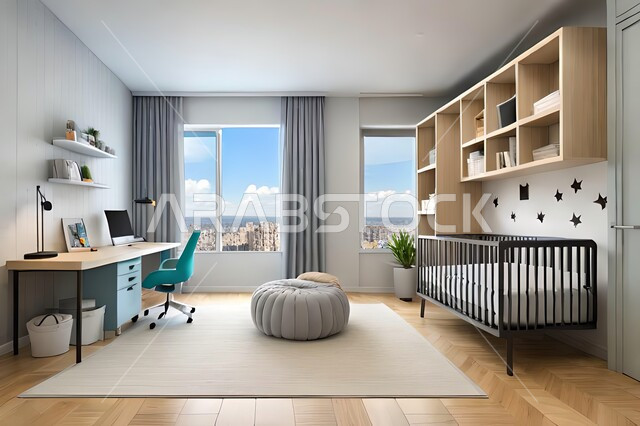 غرف نوم أطفال بتصاميم عصرية حديثة ، تصاميم عصرية ،  إكسسوارات اطفال , أثاث منزلي راقي ، شقق وفلل سكنية ، ديكورات داخلية .