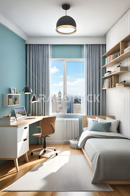 غرفة نوم  بتصاميم عصرية حديثه،  إكسسوارات وتحف , أثاث منزلي راقي، تصاميم عصرية ، شقق وفلل سكنية ، ديكورات داخلية .