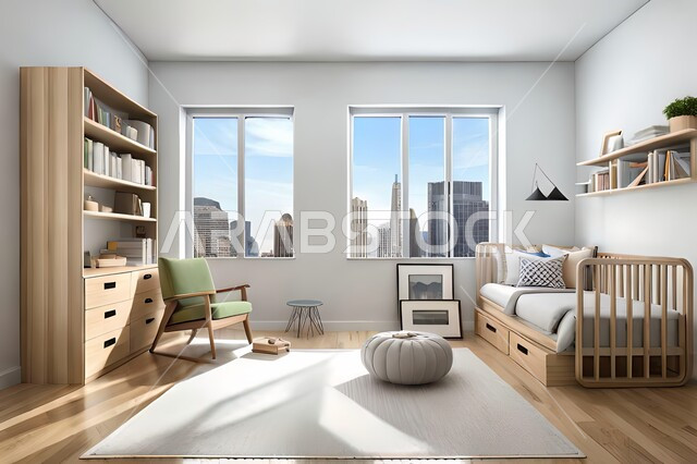 غرفة نوم  بتصاميم عصرية حديثه،  إكسسوارات وتحف , أثاث منزلي راقي، تصاميم عصرية ، شقق وفلل سكنية ، ديكورات داخلية .