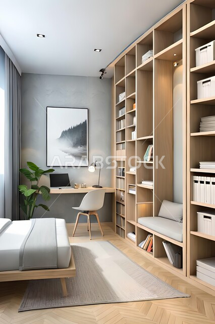 غرفة نوم  بتصاميم عصرية حديثه،  إكسسوارات وتحف , أثاث منزلي راقي، تصاميم عصرية ، شقق وفلل سكنية ، ديكورات داخلية .