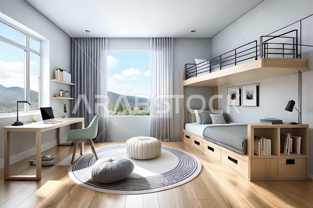 غرفة نوم  بتصاميم عصرية حديثه،  إكسسوارات وتحف , أثاث منزلي راقي، تصاميم عصرية ، شقق وفلل سكنية ، ديكورات داخلية .