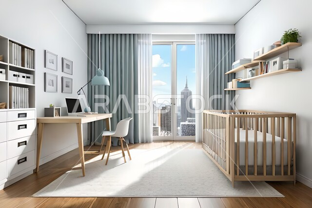 غرفة نوم أطفال بتصاميم عصرية حديثة ،  إكسسوارات اطفال ,شقق وفلل سكنية ، أثاث منزلي راقي، تصاميم عصرية ،  ديكورات داخلية .