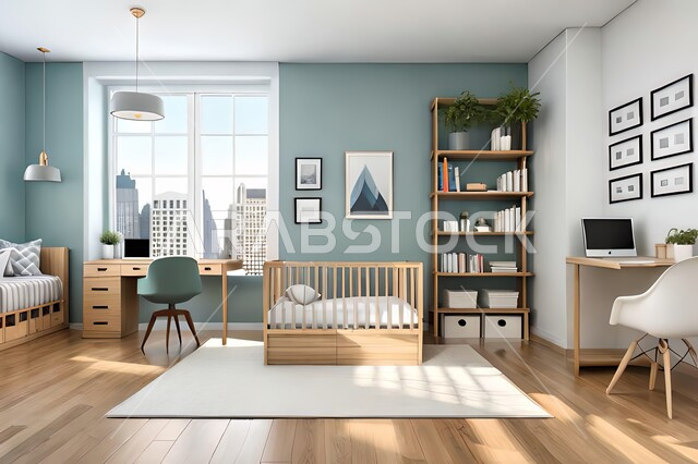 غرفة نوم أطفال بتصاميم عصرية حديثة ،  إكسسوارات اطفال ,شقق وفلل سكنية ، أثاث منزلي راقي، تصاميم عصرية ،  ديكورات داخلية .