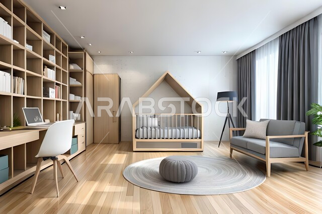 غرفة نوم أطفال بتصاميم عصرية حديثة ،  إكسسوارات اطفال ,شقق وفلل سكنية ، أثاث منزلي راقي، تصاميم عصرية ،  ديكورات داخلية .