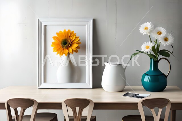 صورة مقربة لمزهرية ، ورود وأزهار الزينة ، ديكورات ، تحف وديكورات وزينة ، اكسسوارات،  ديكور داخلي ، نباتات زينه