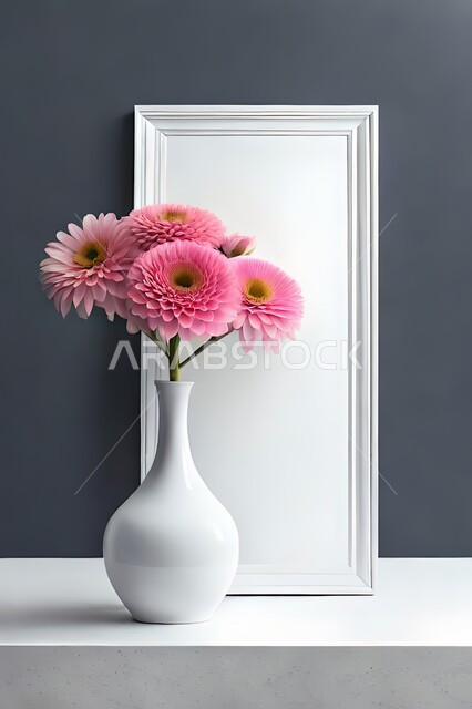 صورة مقربة لمزهرية ، ورود وأزهار الزينة ، ديكورات ، تحف وديكورات ، اكسسوارات،  ديكور داخلي ، نباتات زينه